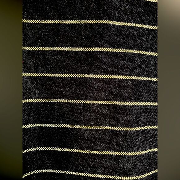 Doe and Rae for ModCloth Layered Pinstripe Dress L - Picture 5 of 6